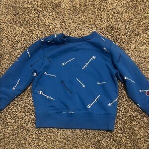 Champion Blue Logo Sweatshirt